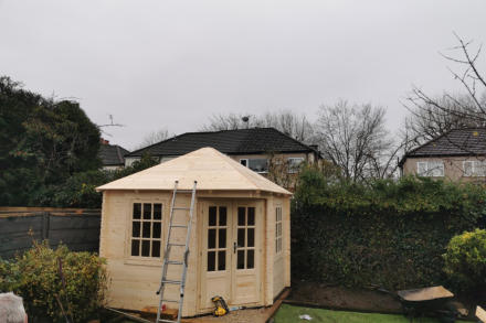 new garden room in Stockport